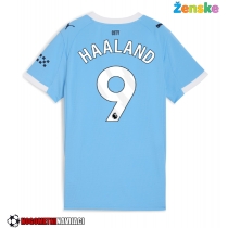 Ženske Nogometnih dresov Manchester City Erling Haaland #9 Domači 2025-26 Kratki rokavi